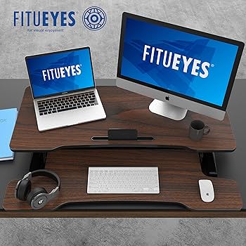 FITUEYES スタンディングデスク Amazon.co.jp: FITUEYES スタンディングデスク 幅80cm 高さ調整